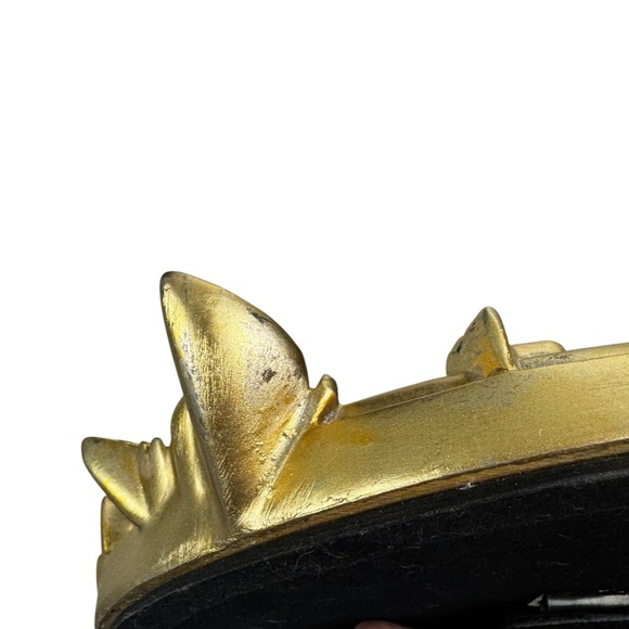 Butterfly Oval Mirror 11" x 9" Fairy Girly Gold Tone Vanity Tabletop - Picture 3 of 5